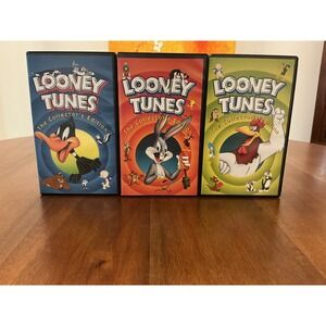 Looney Tunes Collectors Edition VHS Lot 3 Running Amuck All Stars Daffy Doodles